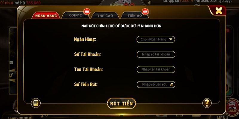 Điền đầy đủ các thông tin thanh toán theo yêu cầu của hệ thống
